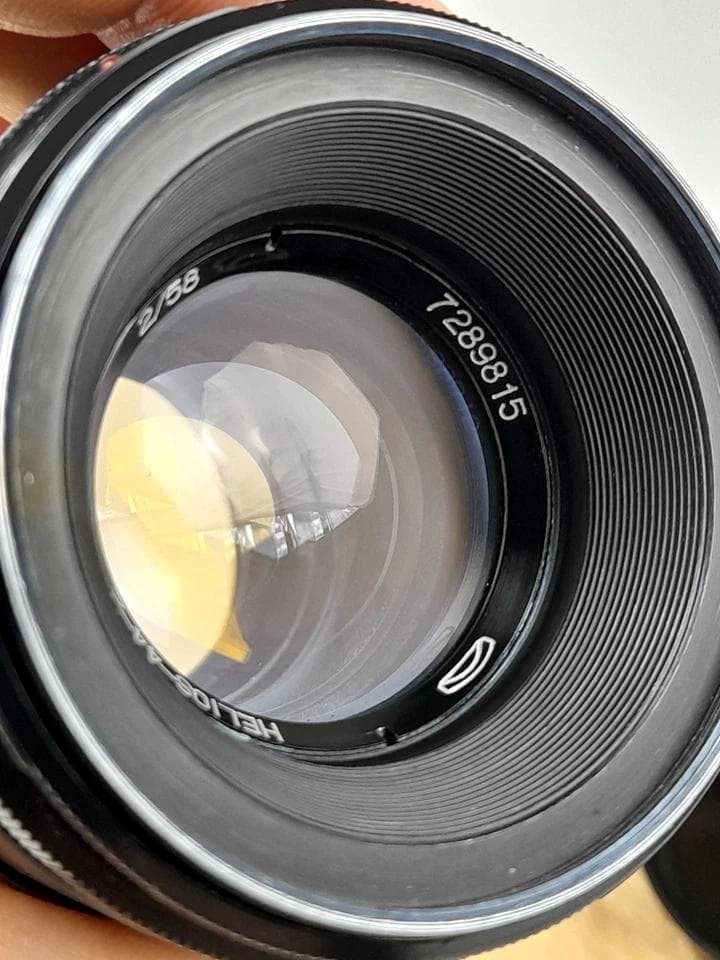 14【希少Helios 初期型ゼブラ　分解整備済みヘリオス44-2 ぐるぐるボケ