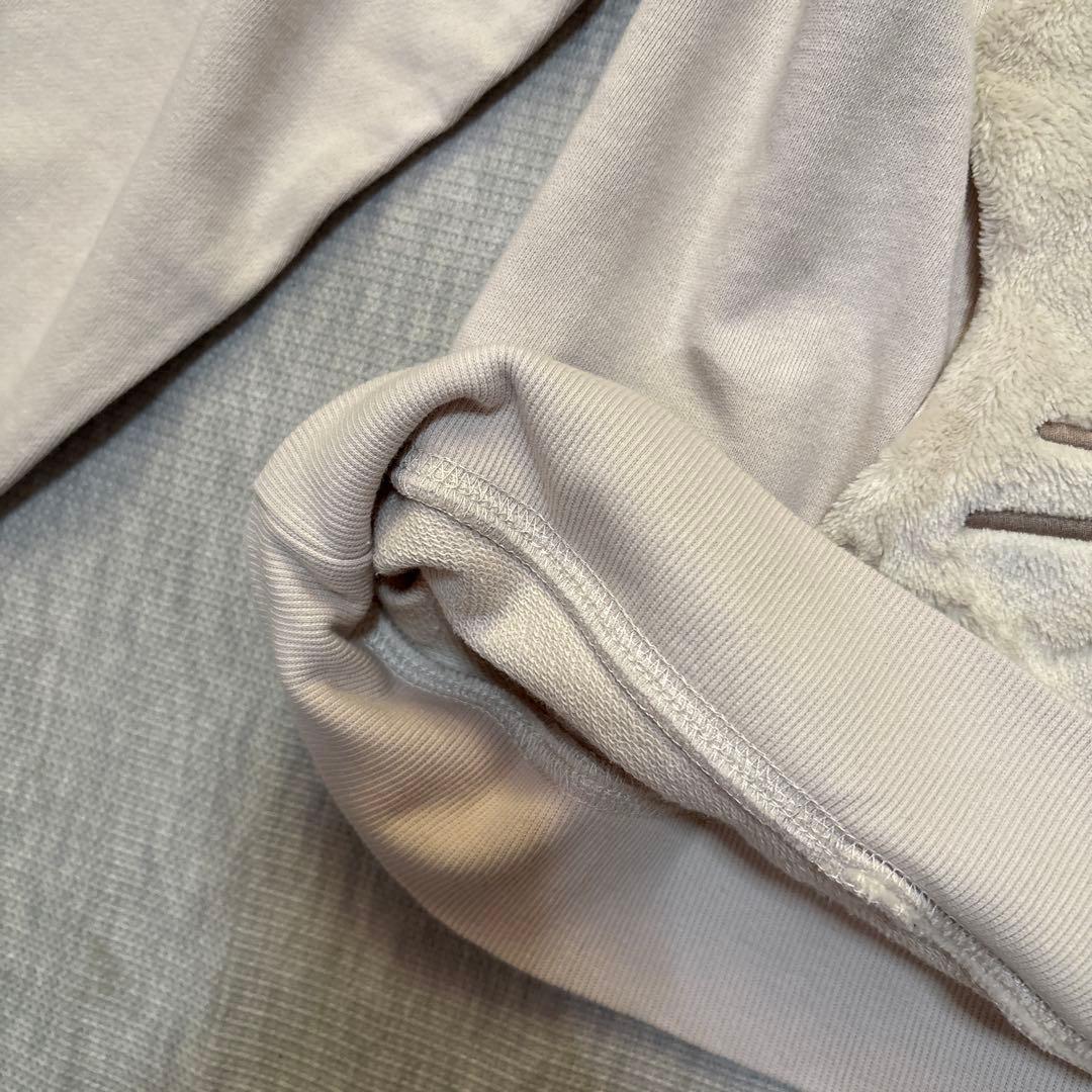 新品タグ付★ドラッグストアーズ★もこもこモフマヌル♪ポケット付トレーナー