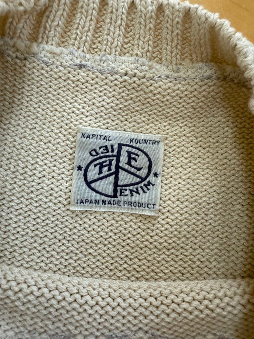 Kapital memorial Paint 5G KNIT ニット