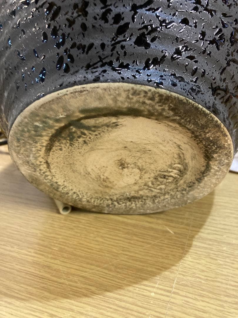 ユ*ル様 信楽焼 電動つくばい 陶器 蹲 鹿威し 水鉢 室内　和風 陶器 幅約2