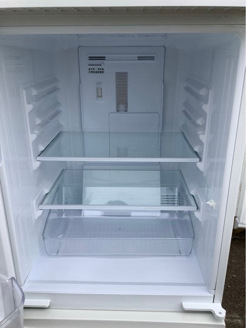 ひまわり 19年製 シャープ 2ドア冷蔵庫 SJ-D14F-W 137L