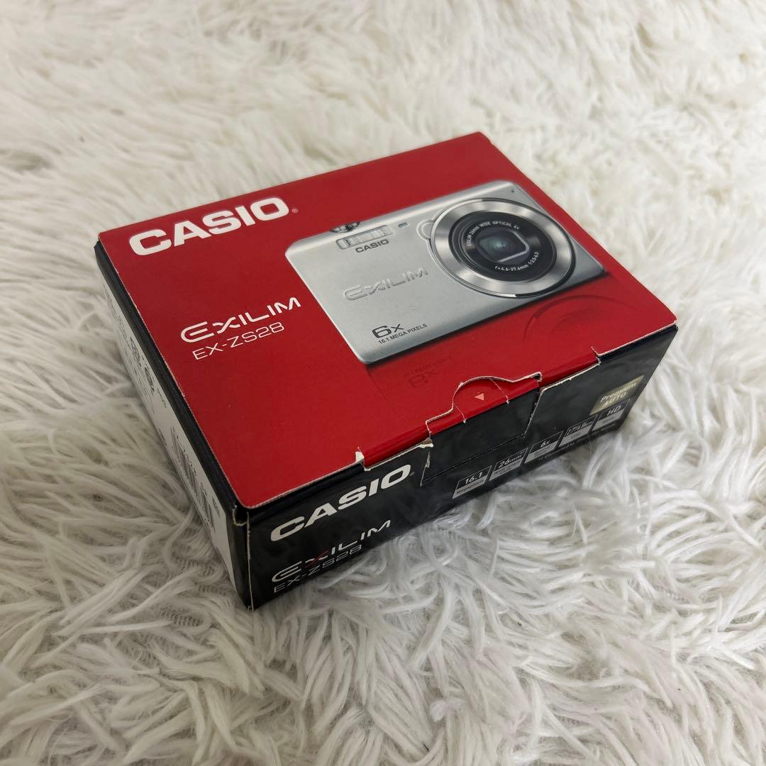 【未使用級】CASIO カシオ EXILIM EX-ZS28 付属品完備