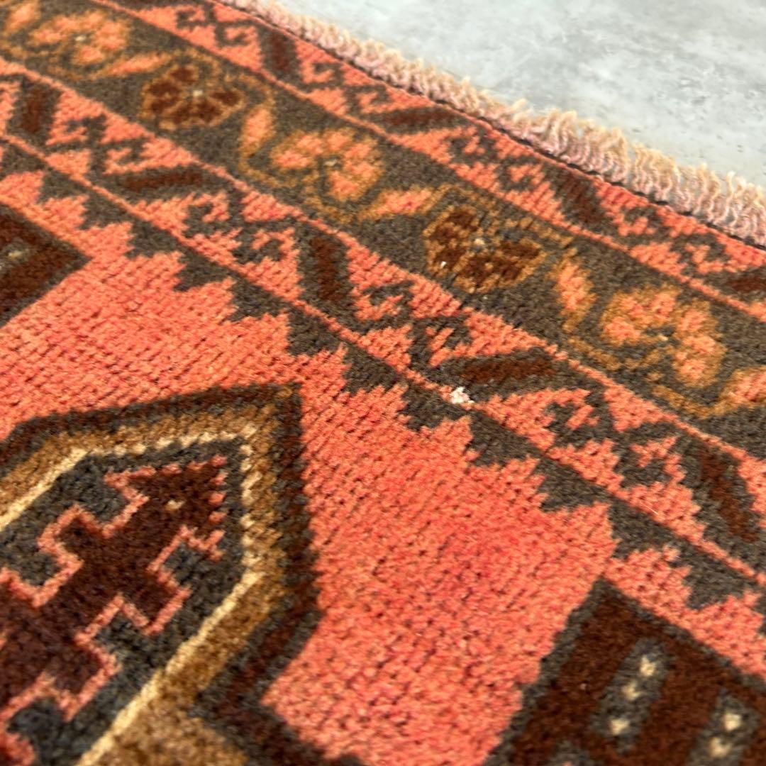 【1980's vintage】 バルーチ族作 139cm × 85cm ラグ