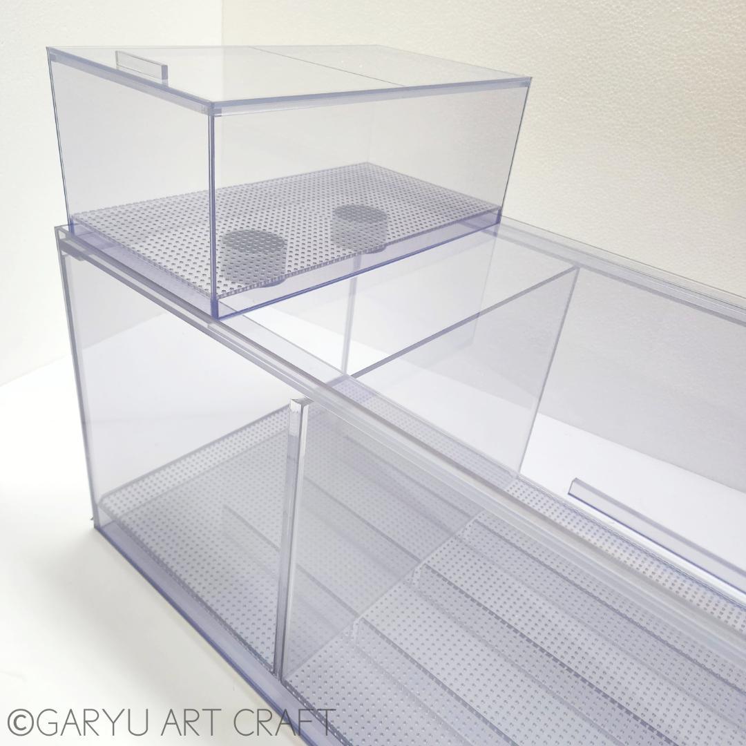 □大型3層式濾過槽□1200×600×350h□オーバーフロー水槽用□