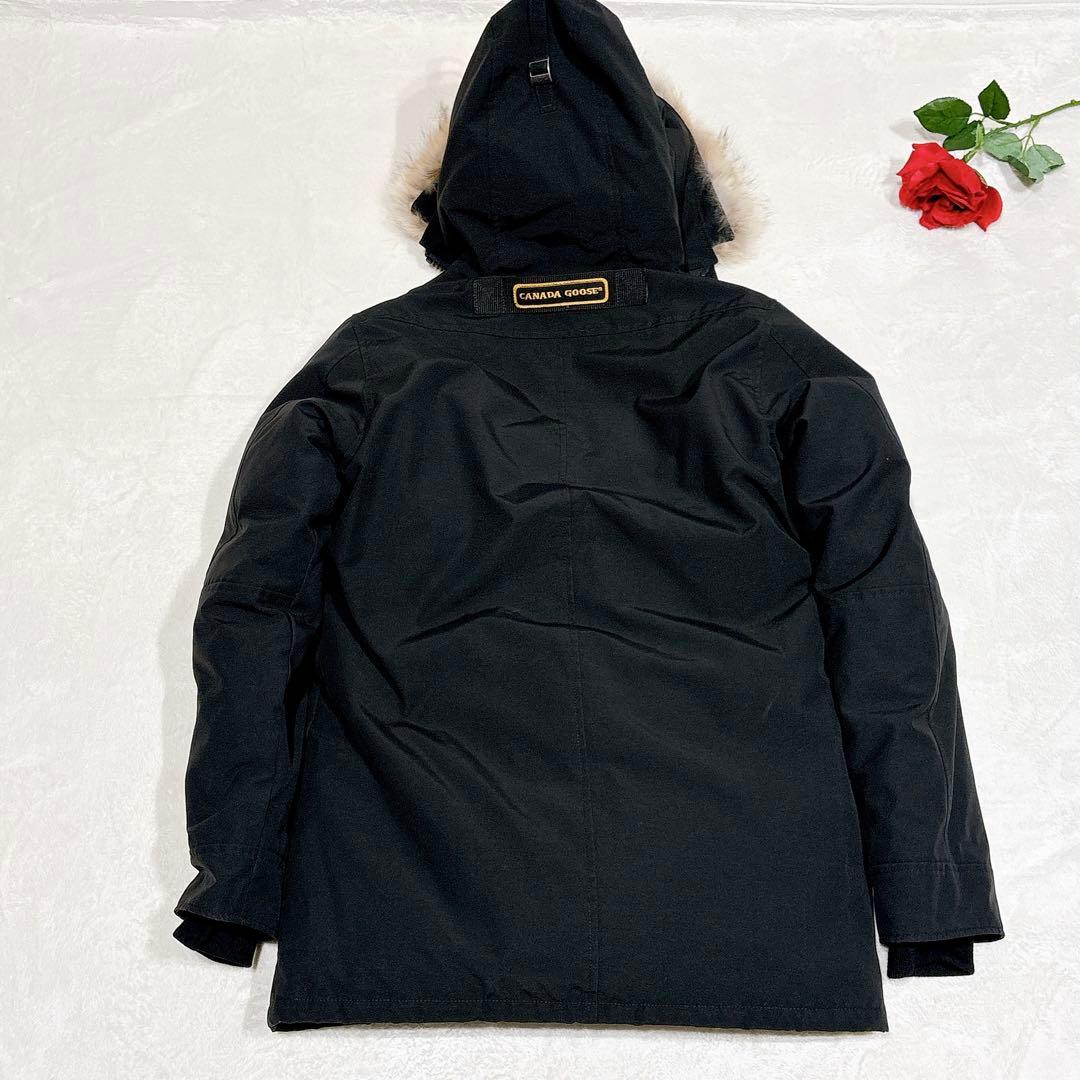 新品同様✨　カナダグース　ダウンジャケット　ファー　ブラック　L メンズ