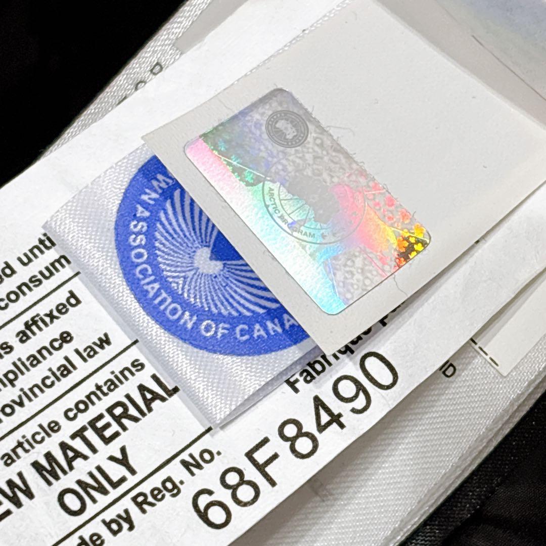 新品同様✨　カナダグース　ダウンジャケット　ファー　ブラック　L メンズ