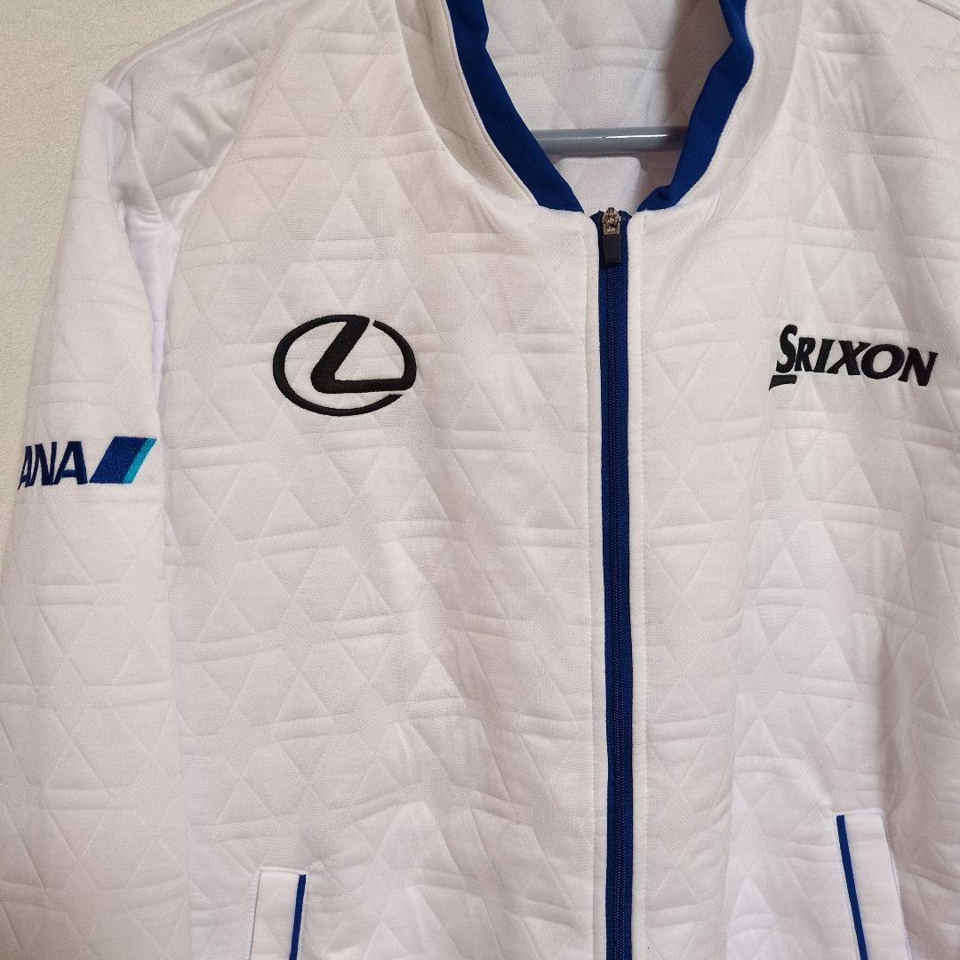 Srixon メンズジャケット ホワイト キルティング　レクサス　ANAロゴ