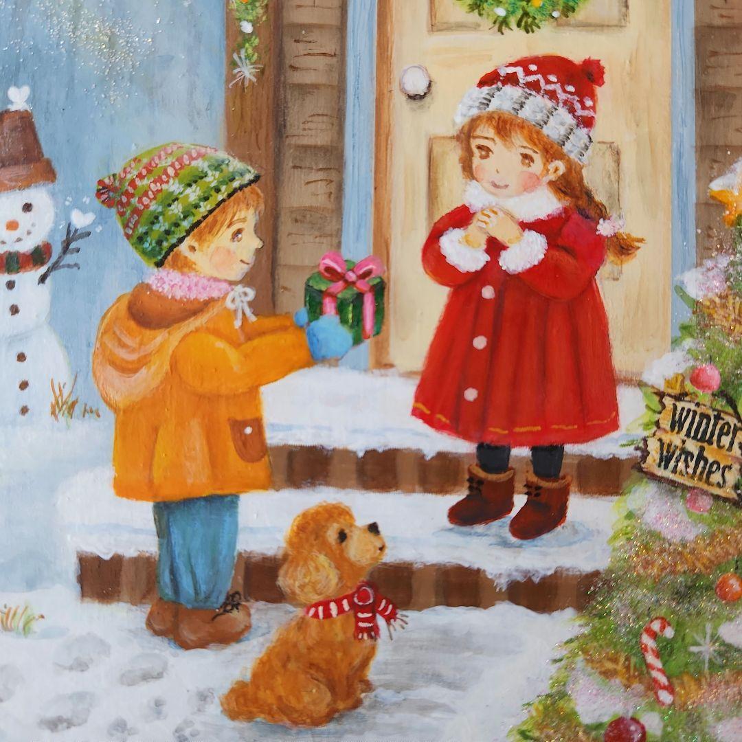 G*A様 トールペイント作品　楽しいクリスマス