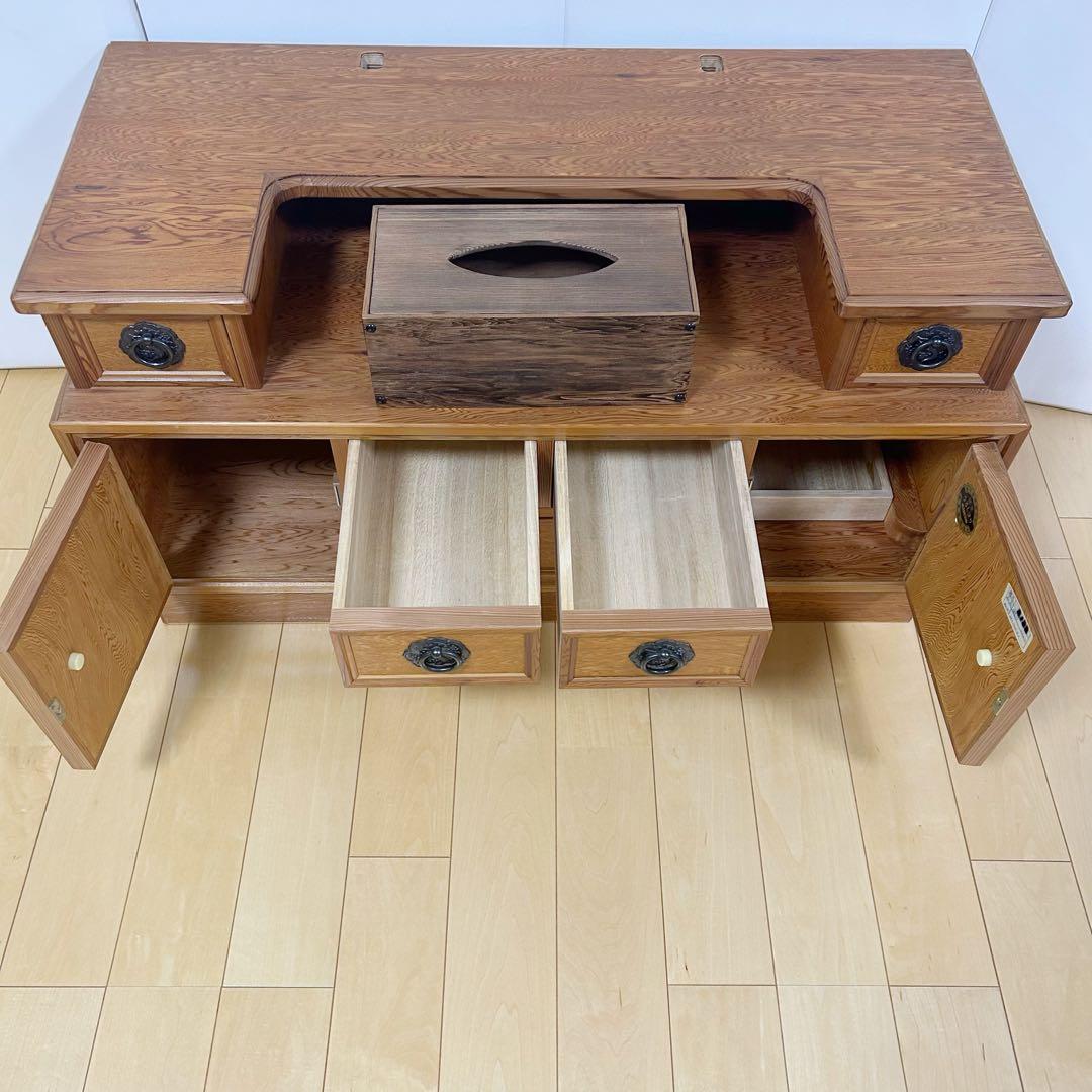 屋久杉　化粧台　希少　ミエミラー　鹿児島屋久杉　ドレッサー　世界遺産　箪笥レトロ