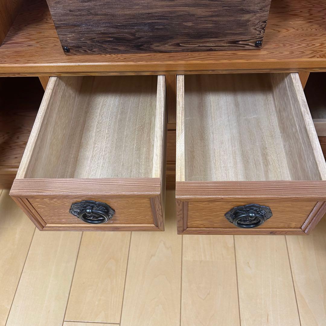 屋久杉　化粧台　希少　ミエミラー　鹿児島屋久杉　ドレッサー　世界遺産　箪笥レトロ