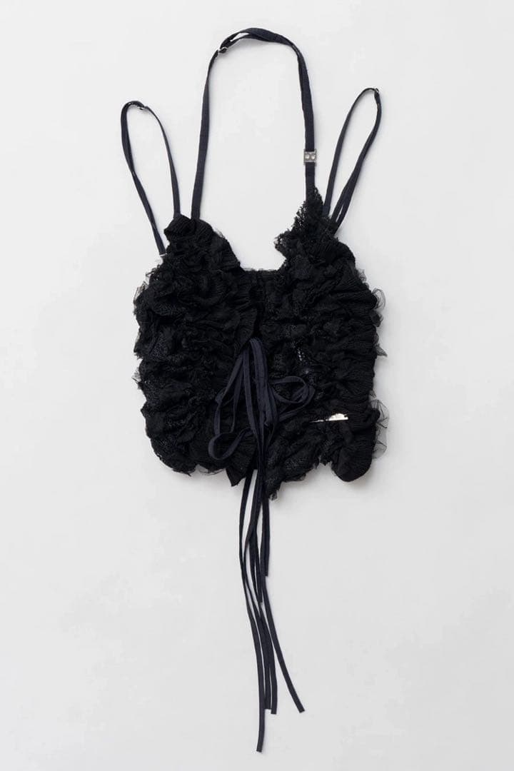 トップス PRANK PROJECT Mesh Tulle Halter Top