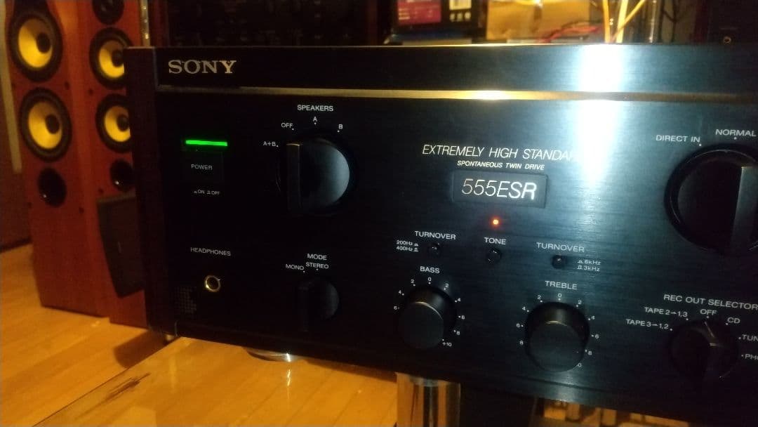 SONY TA-F555ESR ESシリーズ ステレオアンプ メンテナンス済み