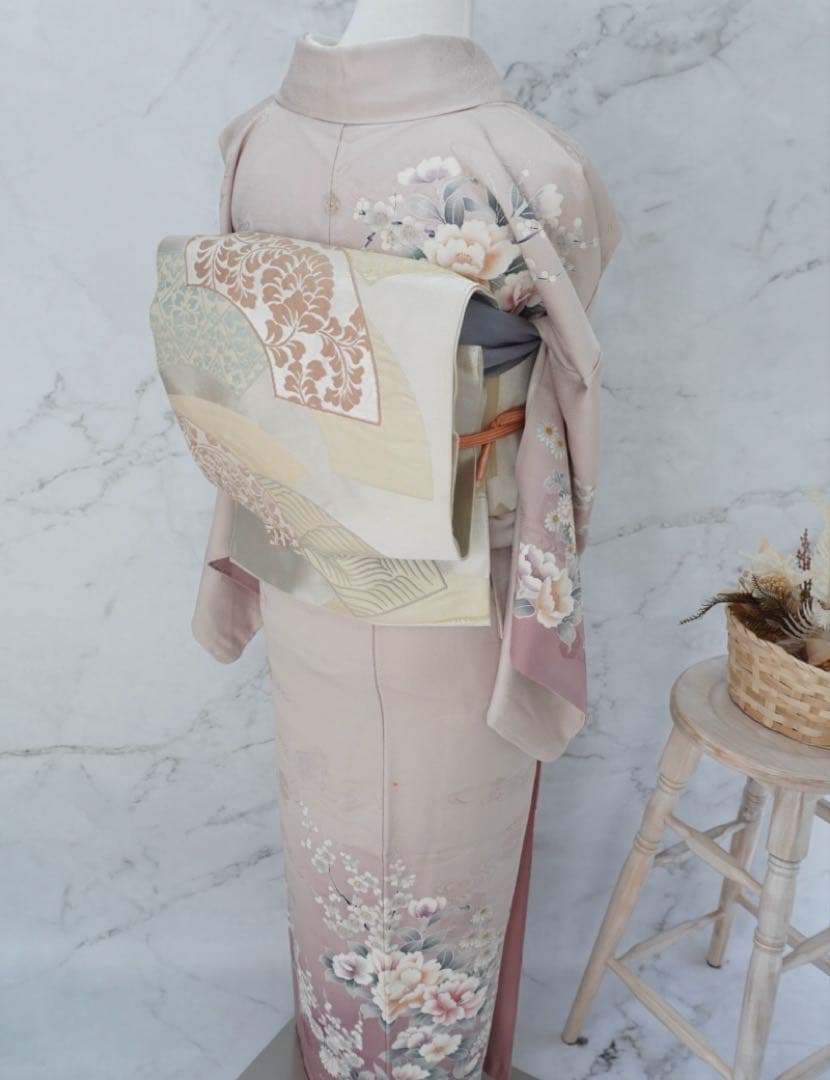 訪問着 フルセットa451G 七五三　入学式　お宮参り　結婚式　一つ紋　未着用品