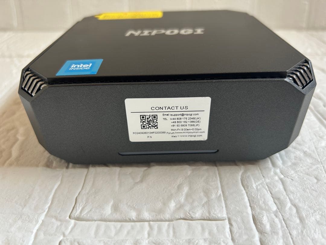 一点限り❣️ミニpc n100 高速動作　最大3.4GHz 4C4T 小型pc