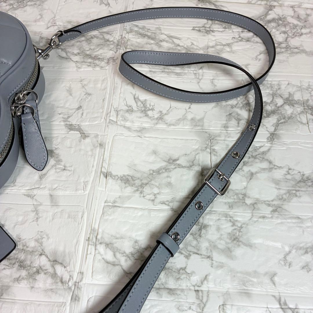 極美品　コーチ ハート クロスボディ キルティング　ショルダーバッグ