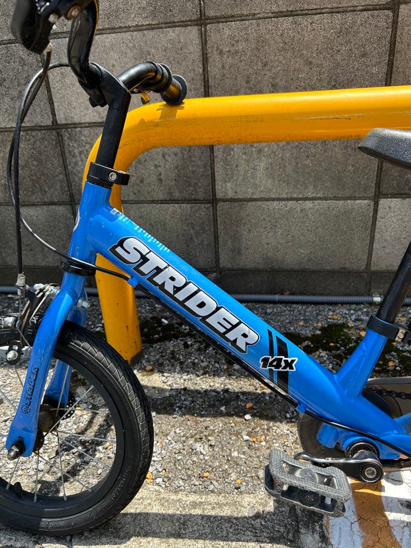 STRIDER 14x 青色 付属品付き キッズバイク