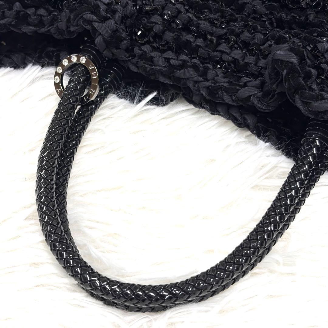 【美品】ANTEPRIMA アンテプリマ チェーンショルダー ブラック　2WAY