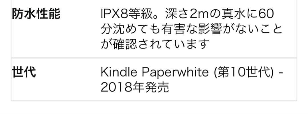 Kindle Paperwhite （10世代）wifi+4G 32GB 防水