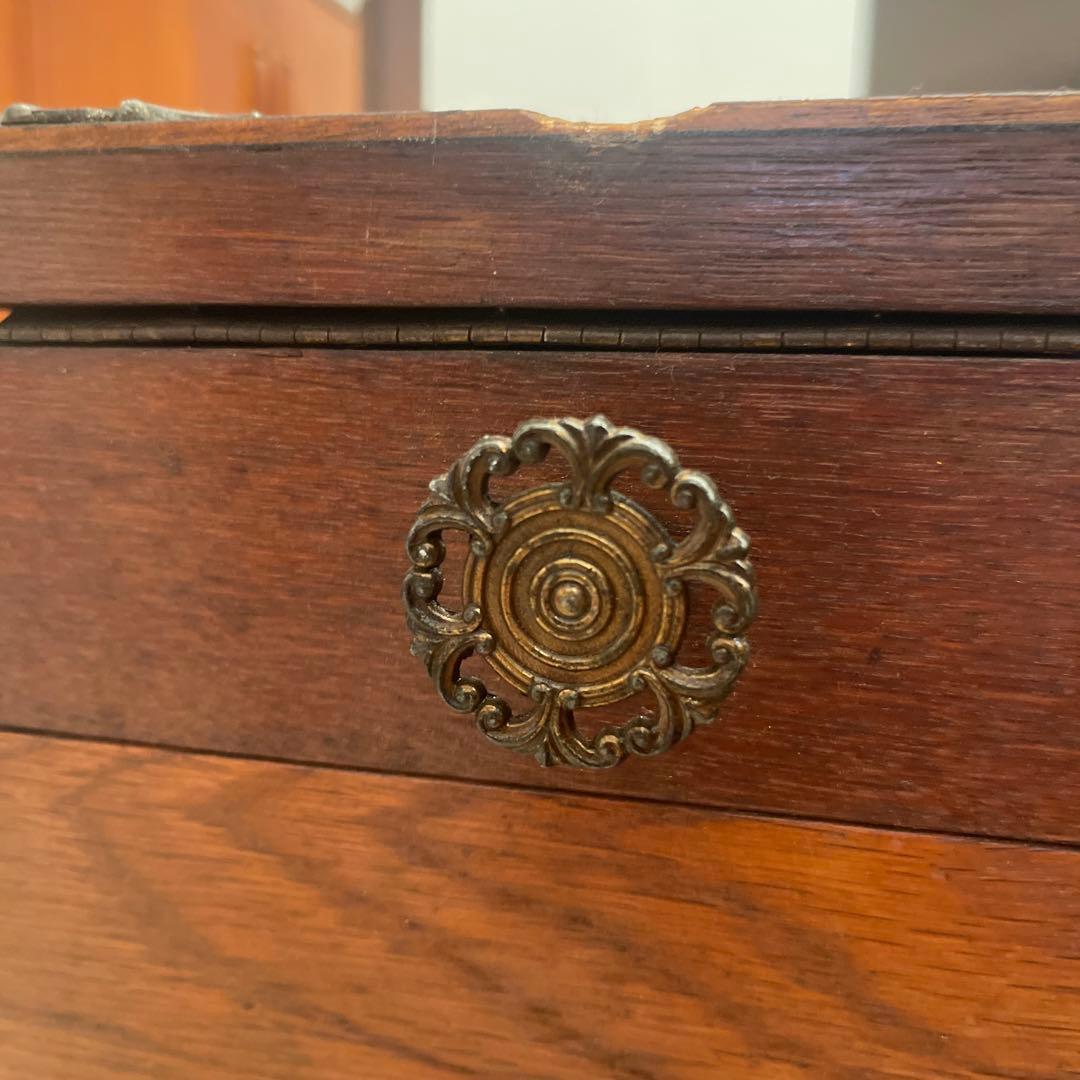 アンティーク　ソーイングボックス　A