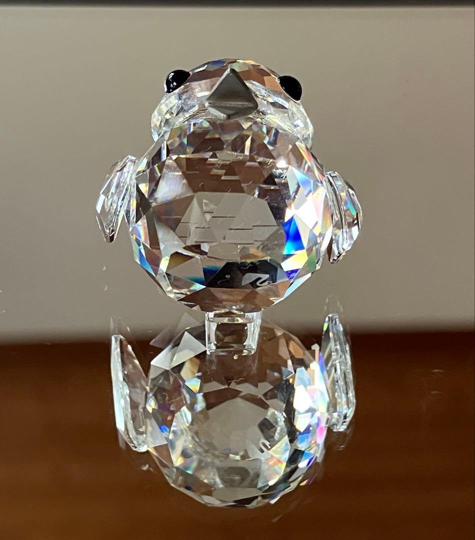 SWAROVSKI スワロフスキー 1988年 廃盤品 置物 鳥 スズメ 希少