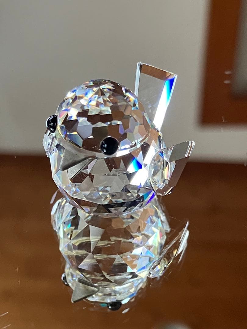 SWAROVSKI スワロフスキー 1988年 廃盤品 置物 鳥 スズメ 希少