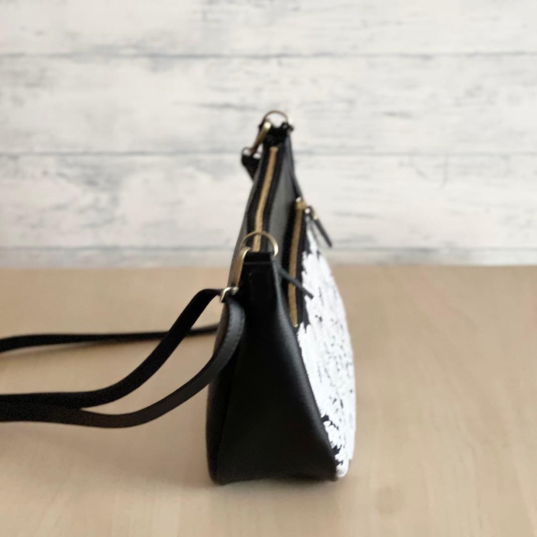 専用　本革&smile flowerショルダーバッグ