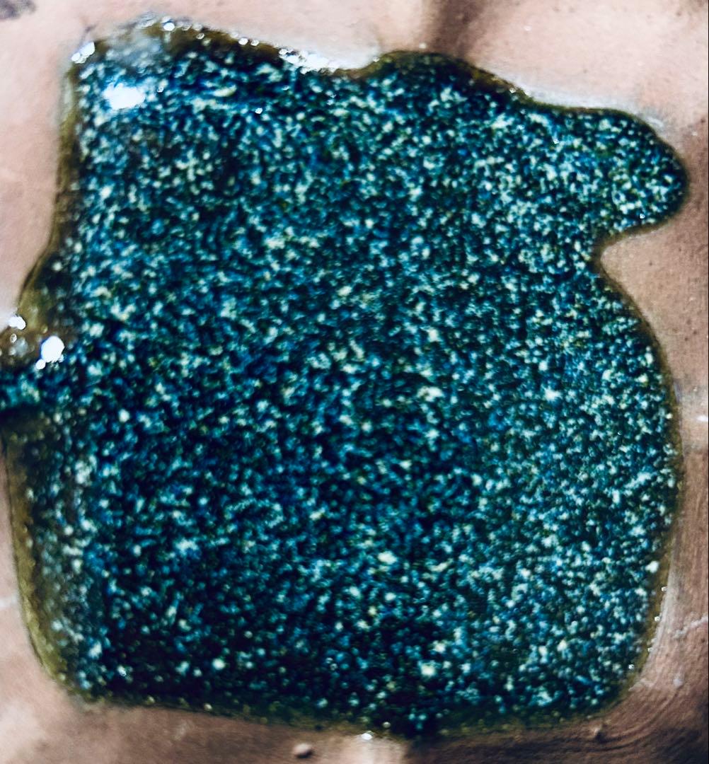 中国骨董品　宜興窯　海鼠釉 雙耳花瓶