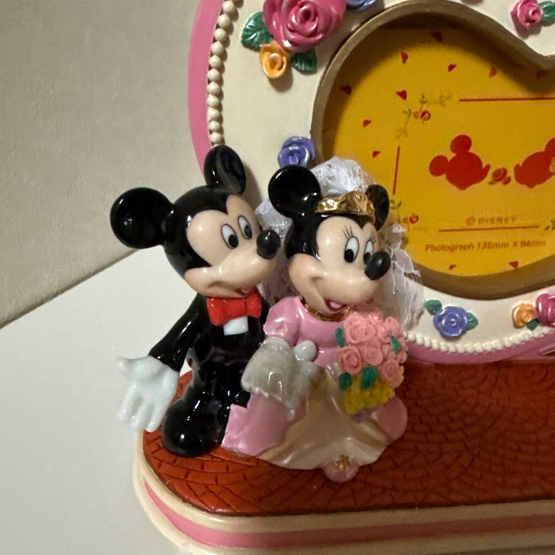 【希少】ディズニー　結婚式フォトフレーム　ウエディングフォト　ミッキー　ミニー