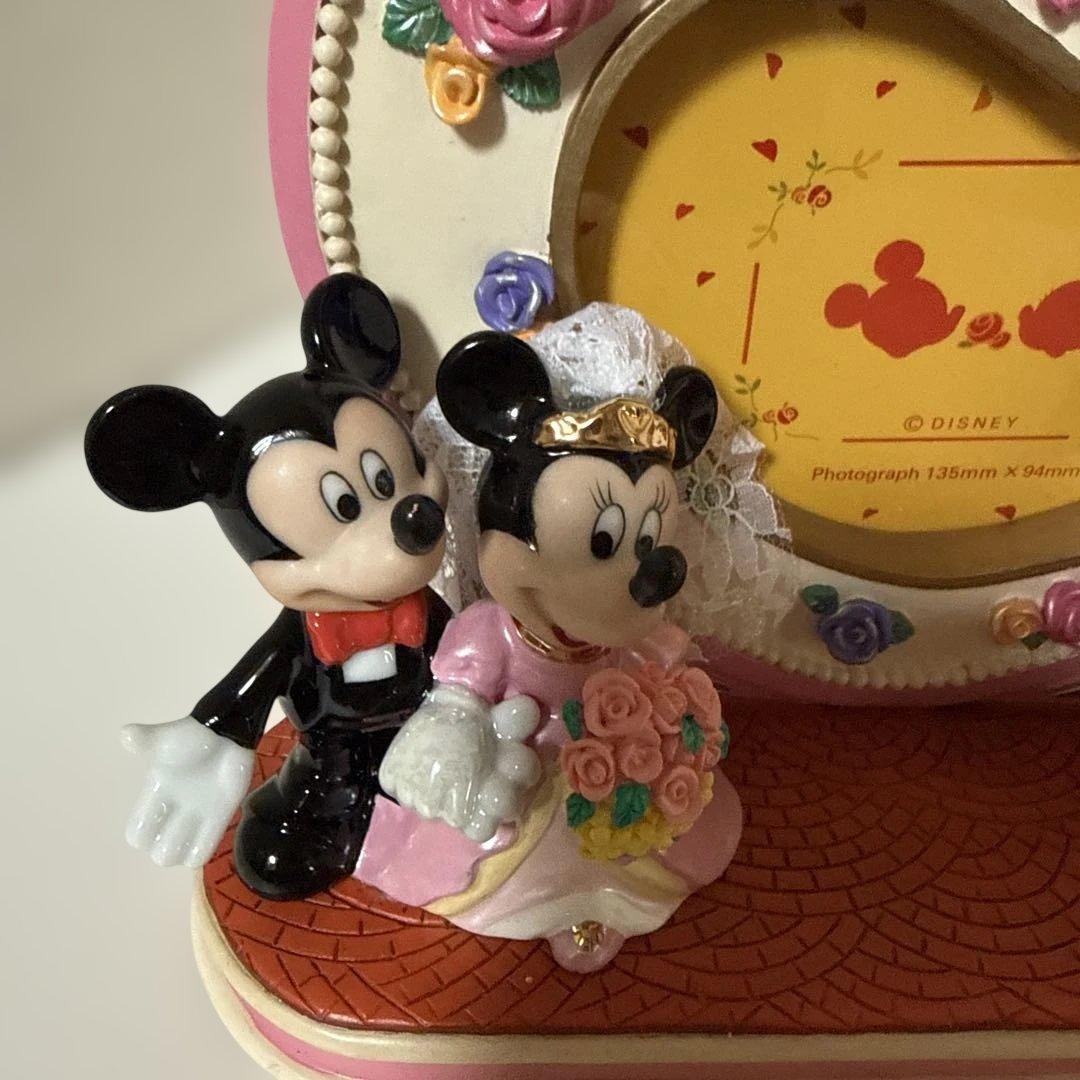 【希少】ディズニー　結婚式フォトフレーム　ウエディングフォト　ミッキー　ミニー