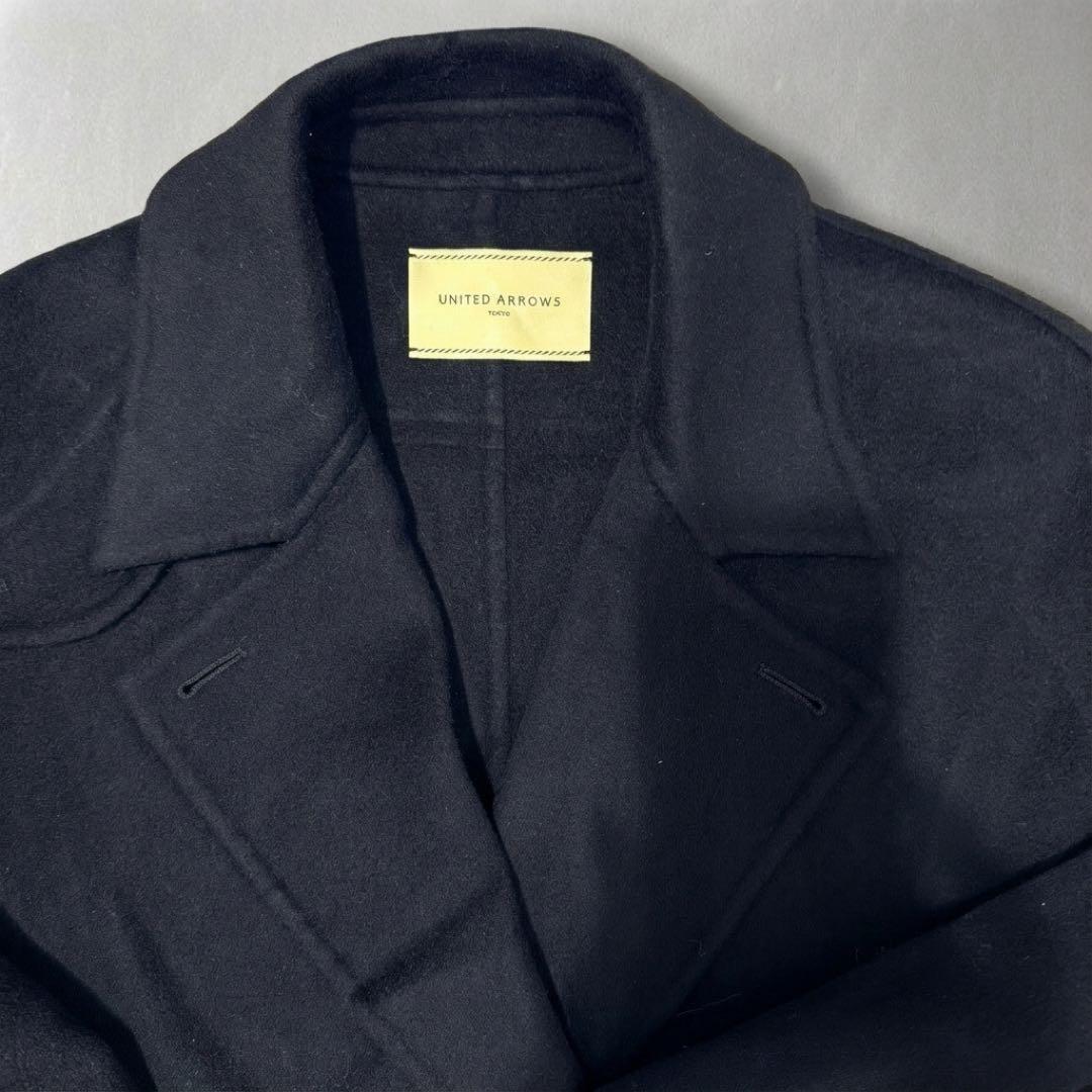 最終価格　超美品完売23AW ユナイテッドアローズ リバー ミドルピーコート36