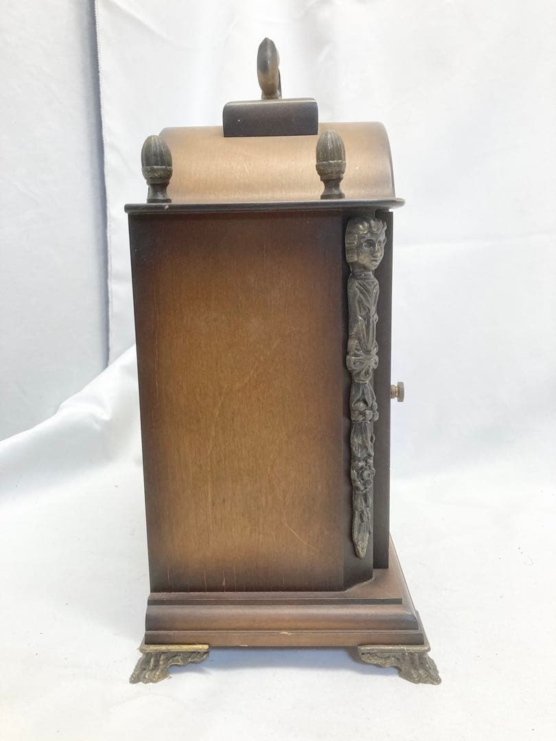 Hermle ヘルムレ ゼンマイ式置き時計 アンティーク時計 ドイツ製