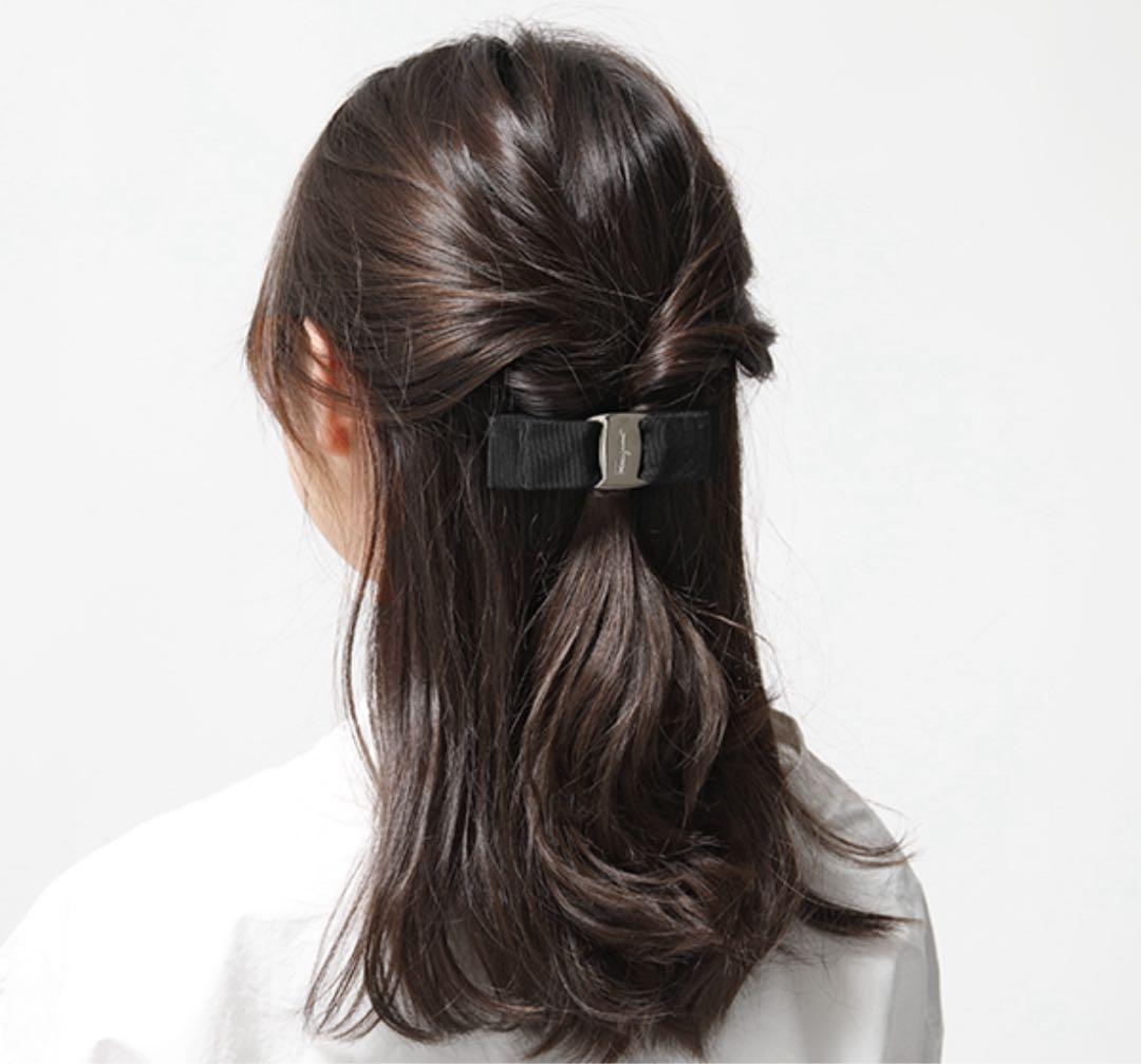 FERRAGAMO フェラガモ バレッタ VARA ヴィラリボン