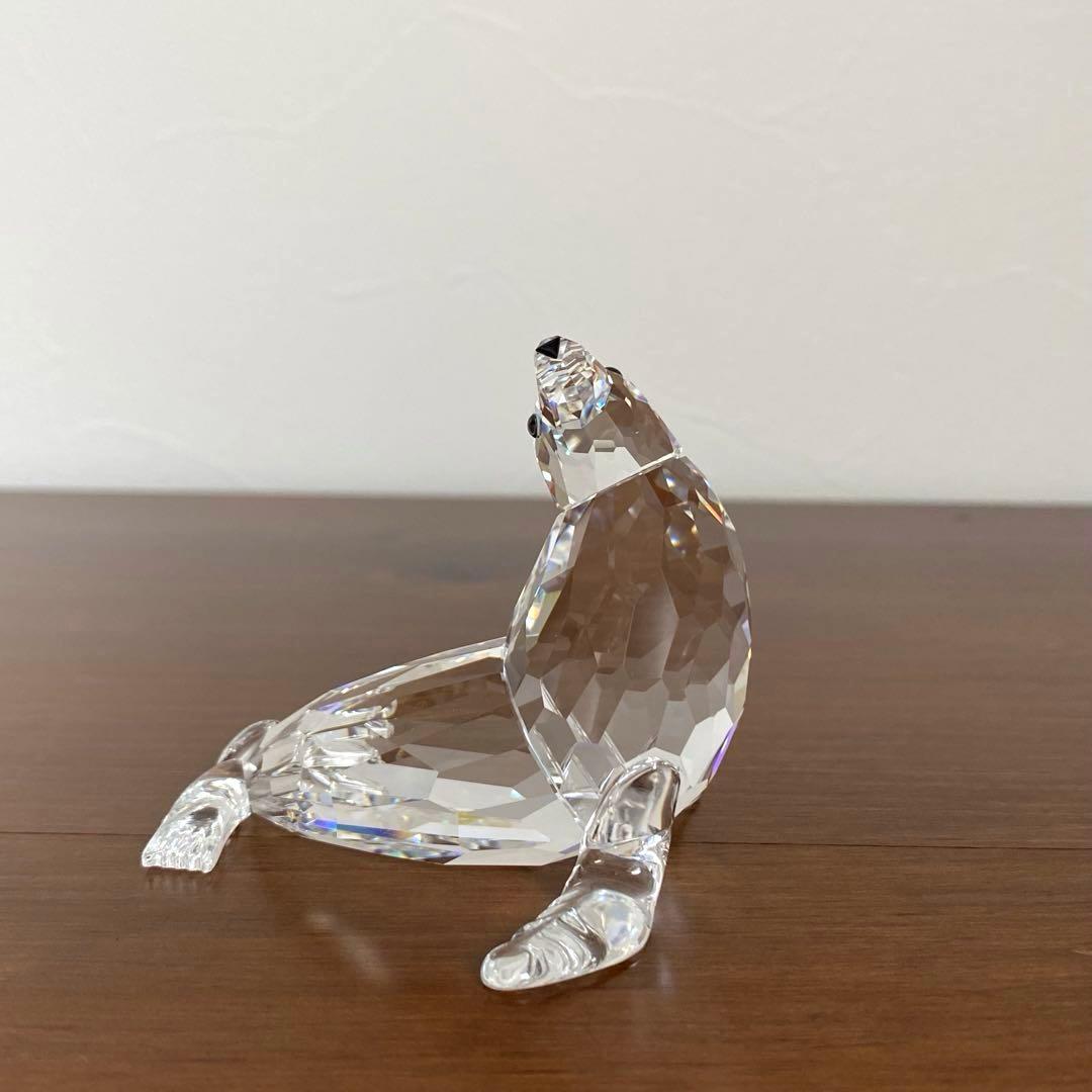 SWAROVSKI スワロフスキー クリスタル アシカ 置物