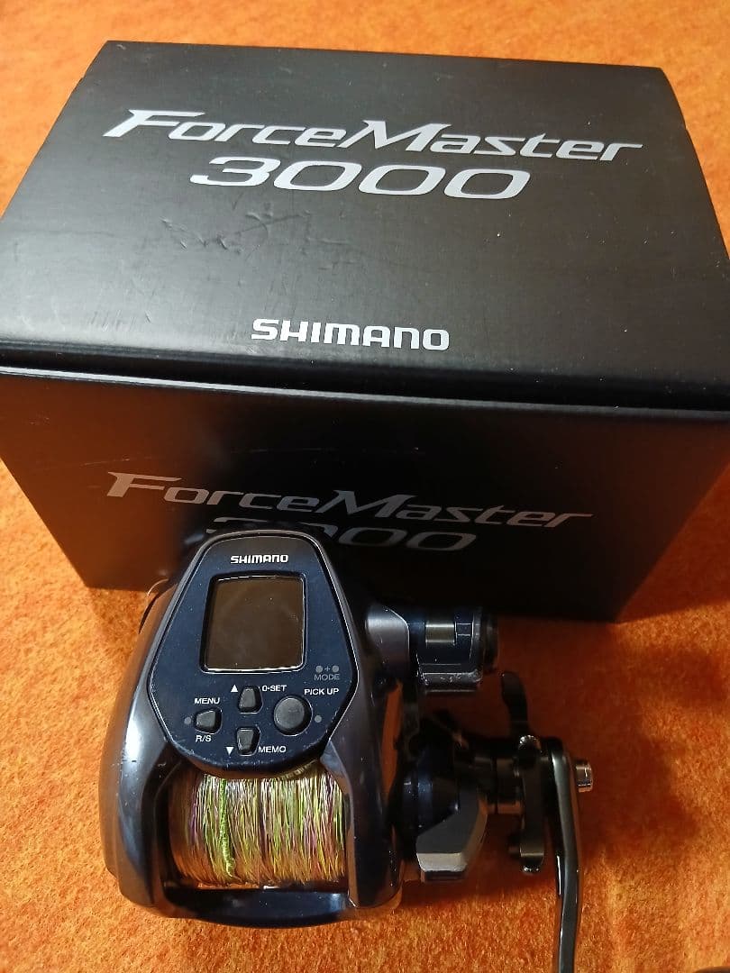 22フォースマスター3000 シマノ 巻上距離38.0km pe6号300m付