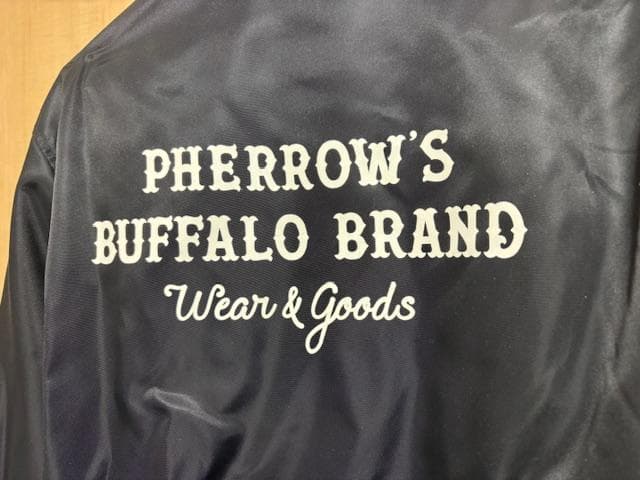 Pherrow's　フェローズ 　コーチジャケット　ブラック　サイズ40
