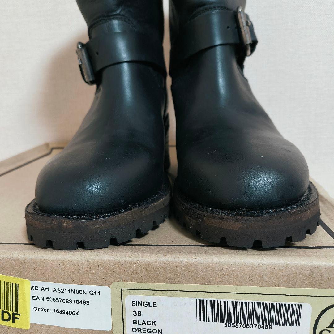 試着のみ ASH ブラック エンジニアブーツ 38