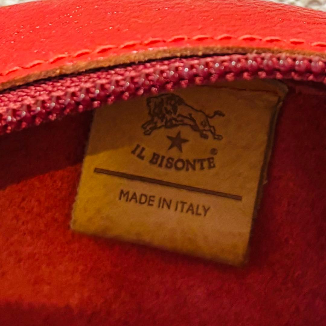 イルビゾンテ クロスボディバッグ レッド 正規品