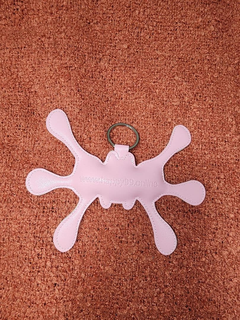 HAPPY99 スプラッターデザイン キーホルダー