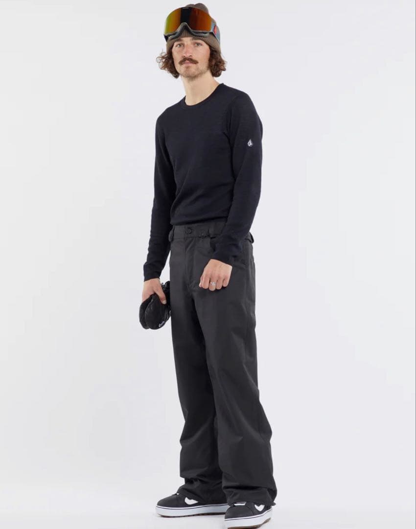 VOLCOM 5-Pocket Tight Pants 黒スノボー ak