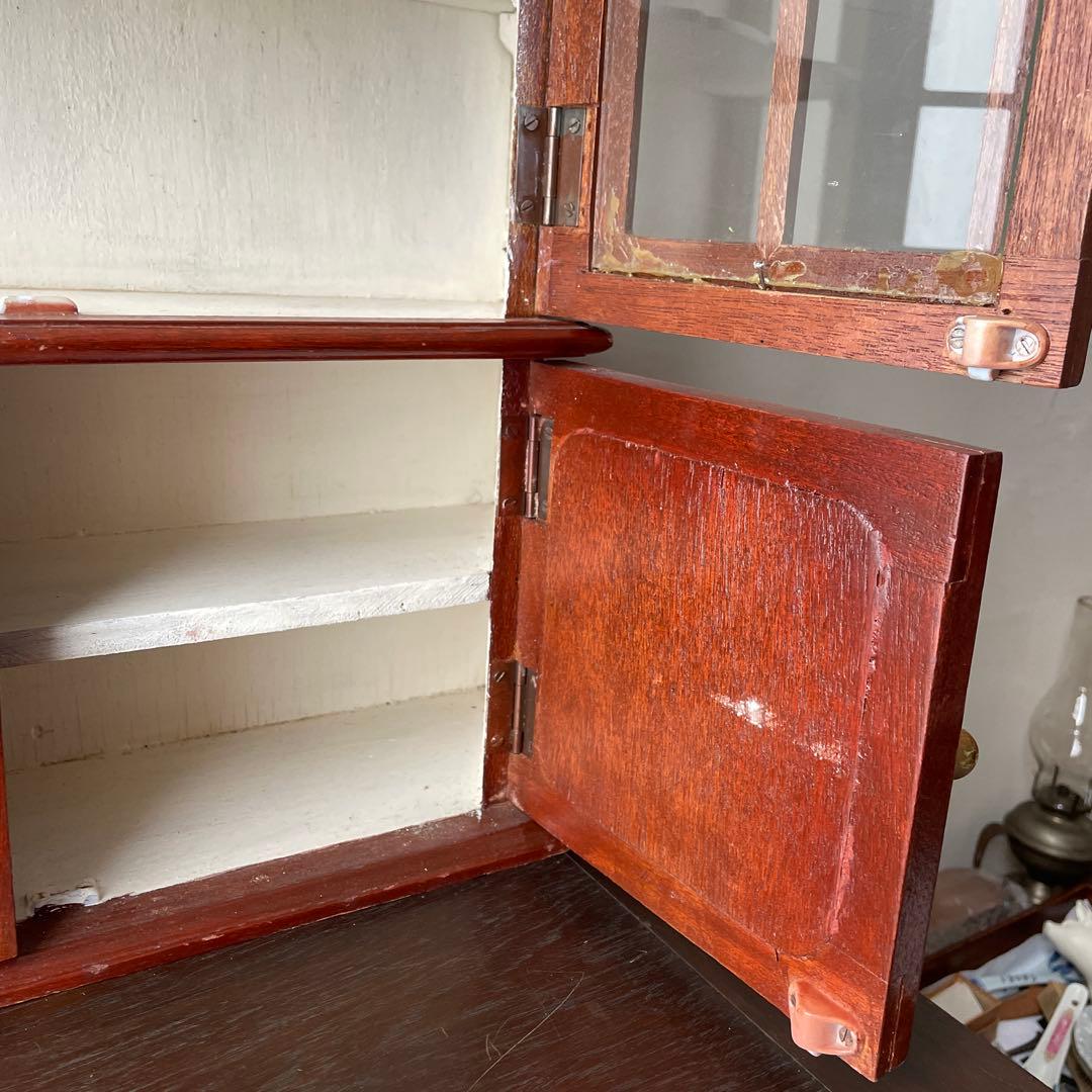 ウチダ様　木製　木象嵌　寄木細工　アジアン家具　ヨーロッパ風　キャビネット