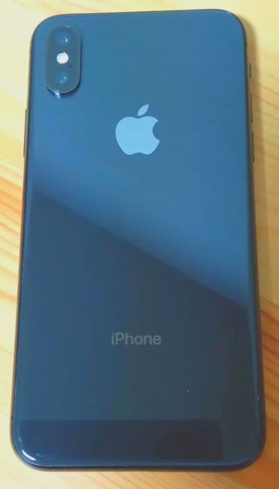 Apple iPhone xs スペースグレー 本体 約100%