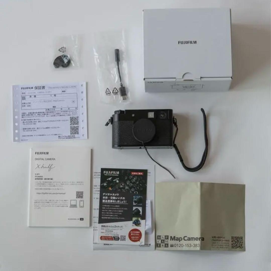 新品同様 FUJIFILM X half BLACK(付属品全て有り！)