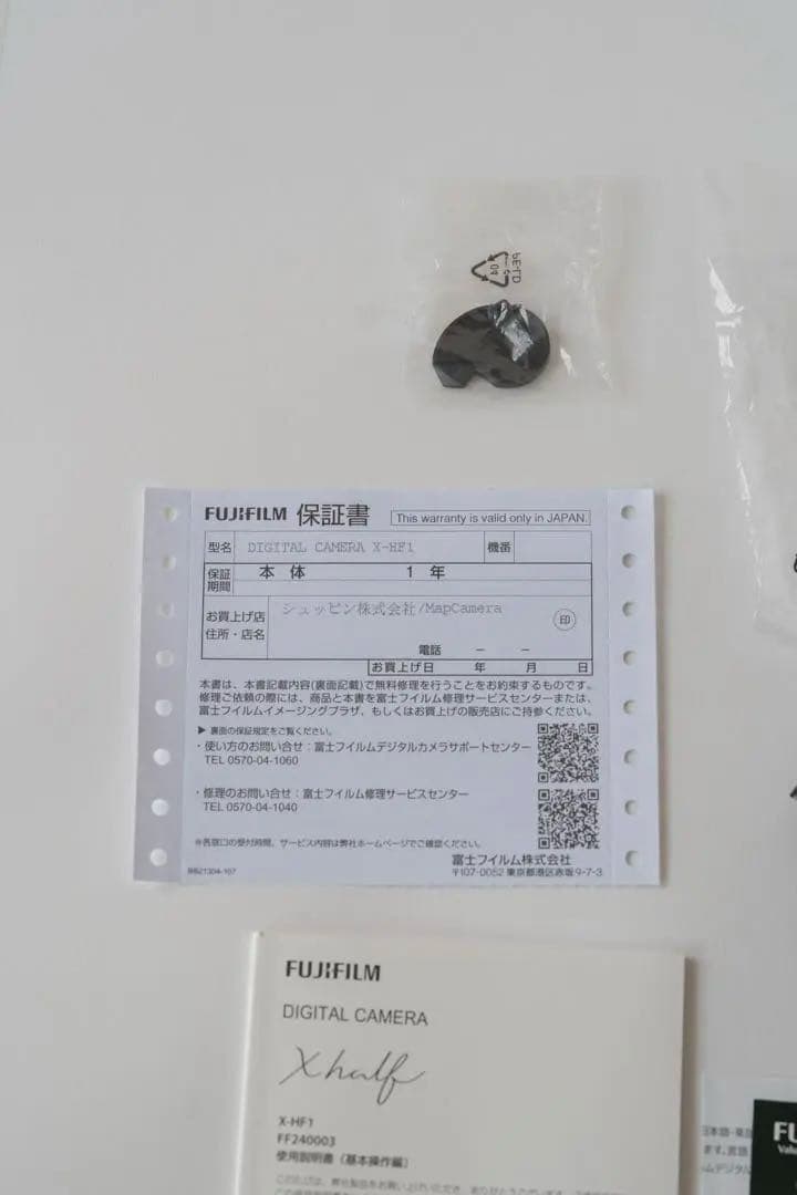 新品同様 FUJIFILM X half BLACK(付属品全て有り！)