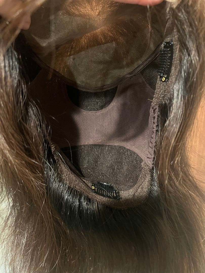 値下げOK!百合子ウィッグ☆FTレースタイプ45cm ナチュラルブラウン 医療用