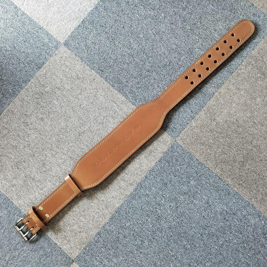 ゴールドジム　プロレザーベルト　M