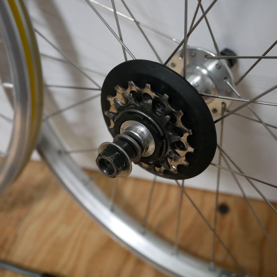 21年BROMPTON チタンモデル　純正 スーパーライトホイール　パーツセット