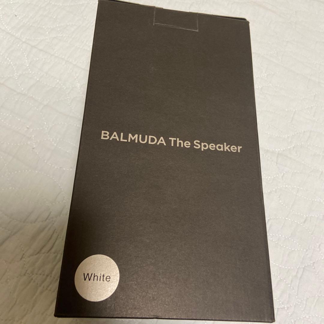 バルミューダ　BALMUDA　M01A-WH スピーカー　ホワイト　白