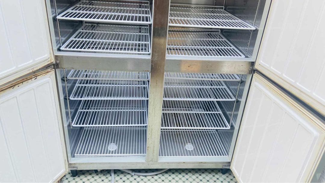 ダイワ 4ドア冷凍庫 ステンレス製