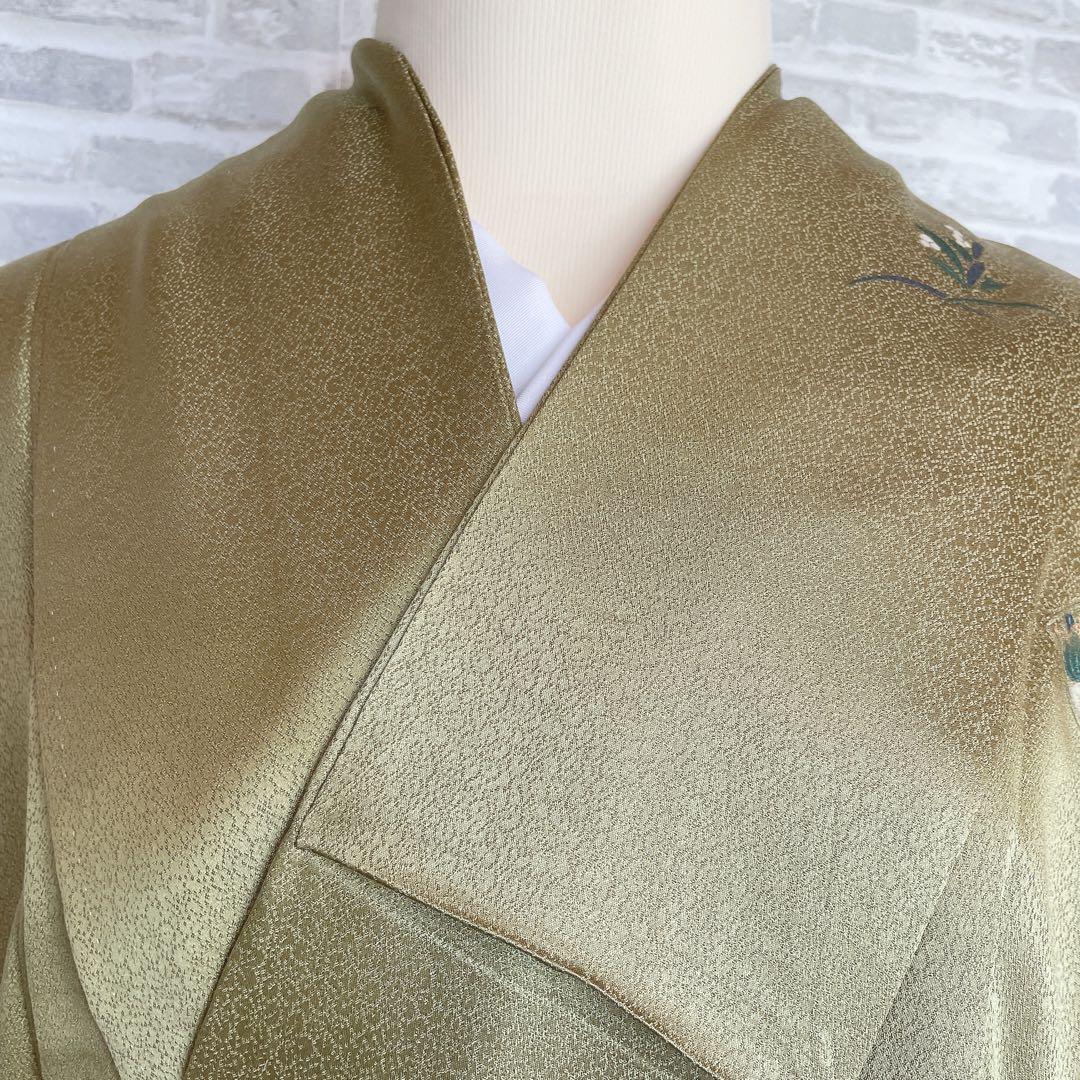 訪問着　フルセット　地紙　熨斗　綸子　金彩加工　入学式　卒業式　七五三　H2