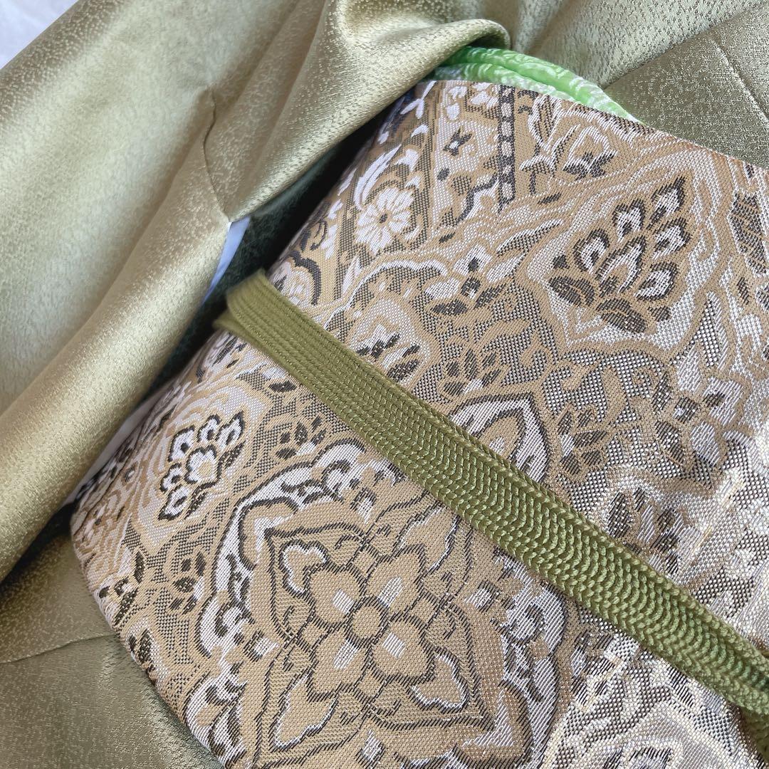 訪問着　フルセット　地紙　熨斗　綸子　金彩加工　入学式　卒業式　七五三　H2